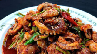 Hwawoodang Spicy Stir-Fried Webfoot Octopus & Pork Belly Review